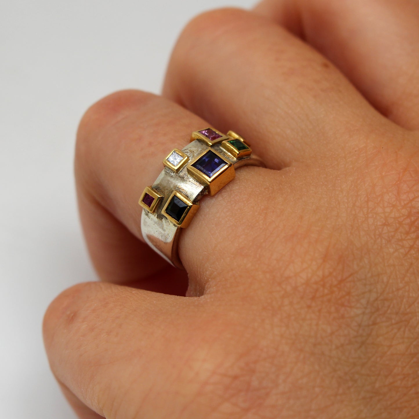 Anillo plata/oro
