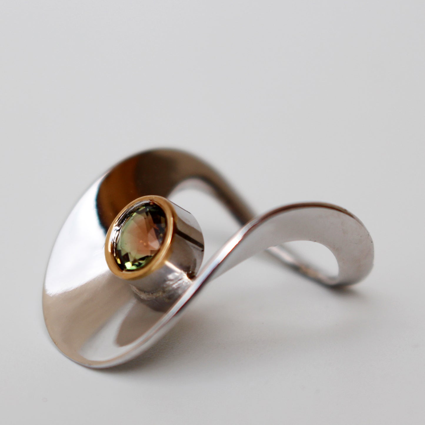 Anillo plata/oro