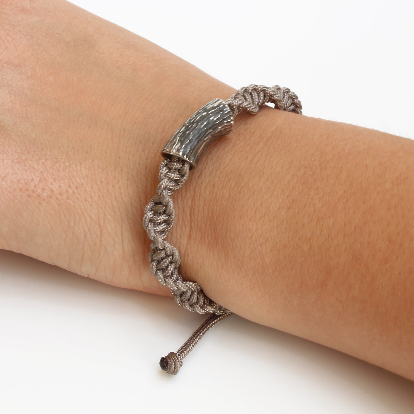 Pulsera macramé tronco