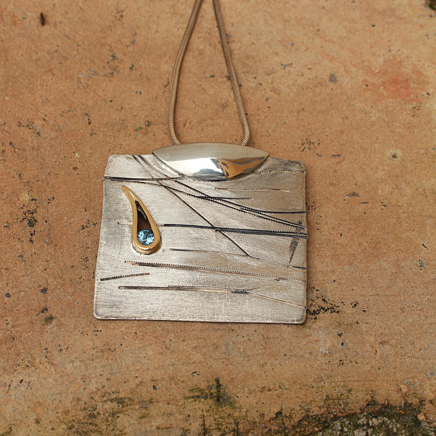 Penjoll plata/or