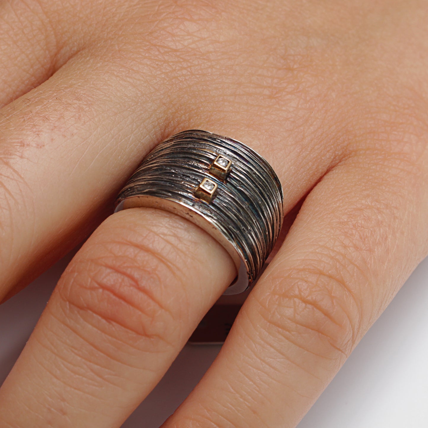 Anillo plata/oro